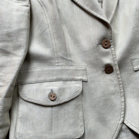 Cotton and Linen suit skirt set - Picture 2 of 12